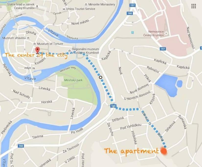 Apartman Castle View เชสกี้ครุมลอฟ ภายนอก รูปภาพ